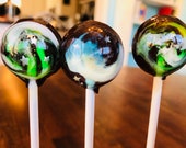 Space Galaxy Lollipops, 12  Favors, Gift, Shower Favors, baby lollipops, stars lollipops