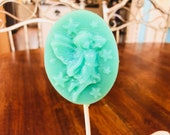 Fairy Lollipops 12, Tinkerbell Party, Wedding Favors, Spring Lollipops, Shower Favors, Spring Favors, Bridal Favors, Victorian lollipops