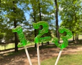 Number Lollipops Cake Toppers