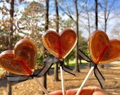 Red, Red Wine Heart Lollipops - 100 Made With Sweet Red Wine, Valentines, Wedding Favors, Gift, Bridal Shower Favors,