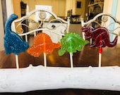 Dinosaur Lollipops 12, Kids Party, Jurassic Park Party Favors, Dino Party