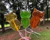 Large Owl Lollipops, 12  Favors, Gift, Shower Favors, Wedding favors, Woodland Owls