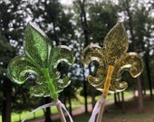 Fleur di Lis Lollipops, 12  Favors, Gift, Shower Favors, baby lollipops, Elegant Wedding Favor