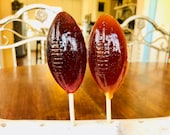 Football Lollipops 12, Kids Party, Wedding Favors, Spring Lollipops, Shower Favors, Spring Favors, Bridal Favors, Super Bowl Party