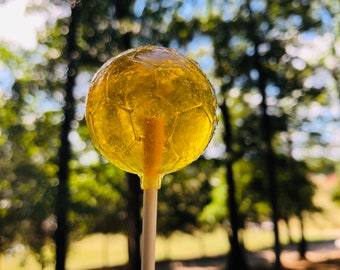 Soccer Ball Lollipops: Team Party Favors, Any Color - Set of 12