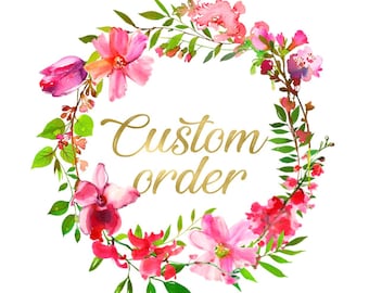Custom Order White Ribbon