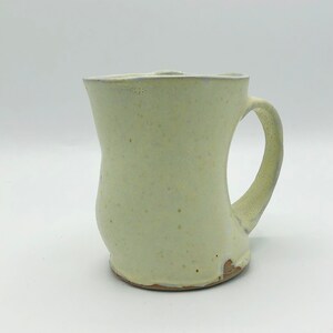 Yellow pitcher, gravy boat, handmade pitcher, handmade pottery, pottery fan, small pitcher, ceramic creamer, slab built pottery