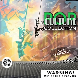 Climbing Hero Duo Vinyl Decal - 60s Crime Fighters - Windshield Easter Egg Chaser Sticker