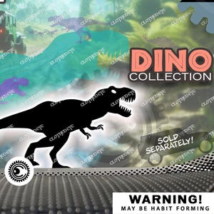 Tyrannosaurus Rex Attack | Vinyl Easter Egg Micro Decal | Prehistoric Predator Dino | Dinosaur Enthusiast | Windshield Chaser