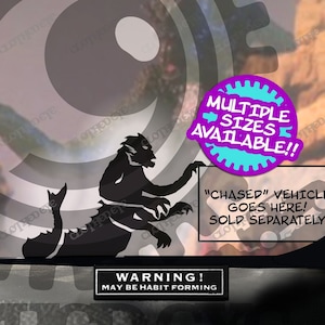 Kraken Monster Vinyl Easter Egg Micro Decal Windshield Chaser Sticker Greek Mythology Monster When Titans Clash