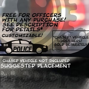 15 INCH "INTERCEPTOR" Push Bar Police Car Package P71, 9C1, CHARGER VINYL Decal