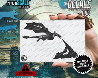 Dragon Queen Vinyl Decal: Easter Egg Windshield Chaser Sticker