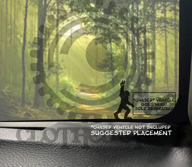 Bigfoot Vinyl Decal for Jeep Wrangler Easter Egg Window Etsy