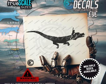 Falkor Luck Dragon Vinyl Decal - Neverending Story - Windshield Easter Egg Chaser Sticker