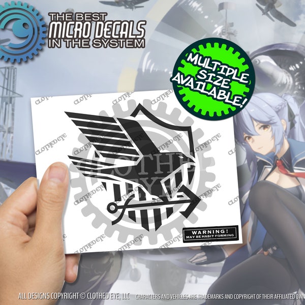 Eagle Union Crest Window Vinyl Car Decal Azur Lane Anime Faction Sticker