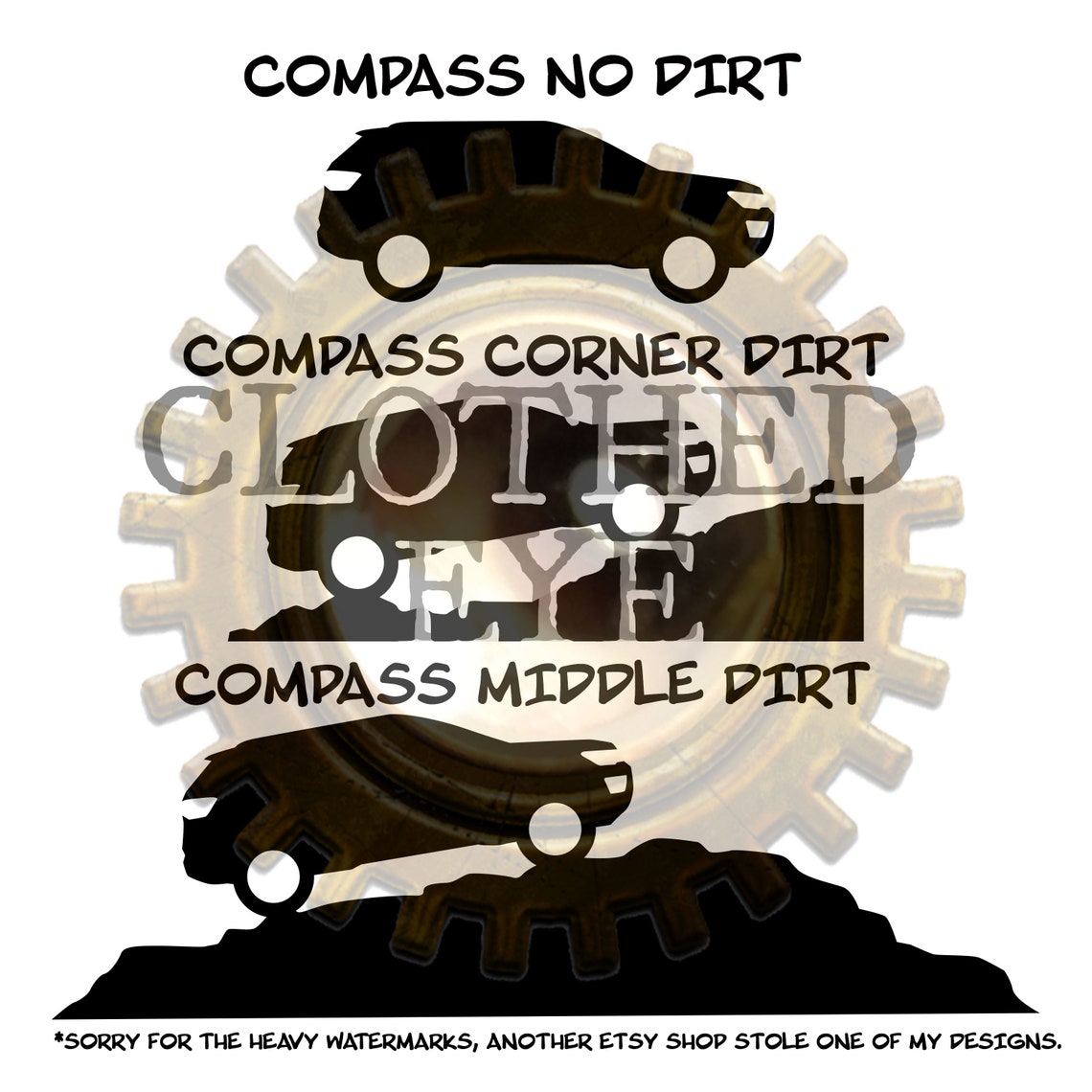 Easter Egg Replacement Vinyl Decal for Jeep Windshield Car Etsy