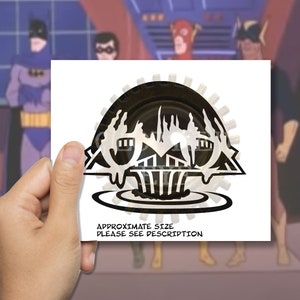 Legion of Doom Headquarters from Challenge of the Super Friends DC Comics Cartoon Decal Sticker