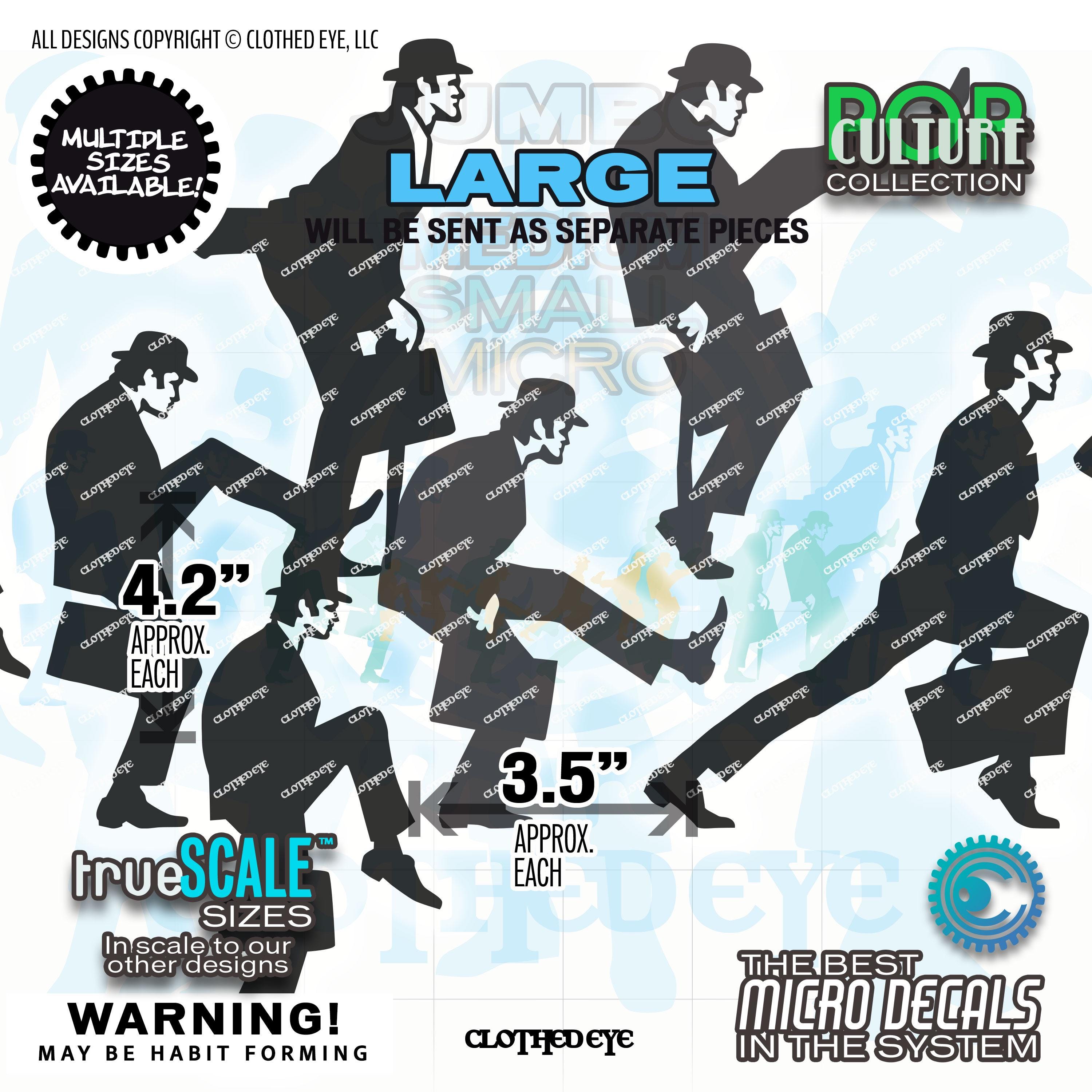 Monty Python Silly Walks Vinyl Decal - Windshield Easter Egg Chaser ...