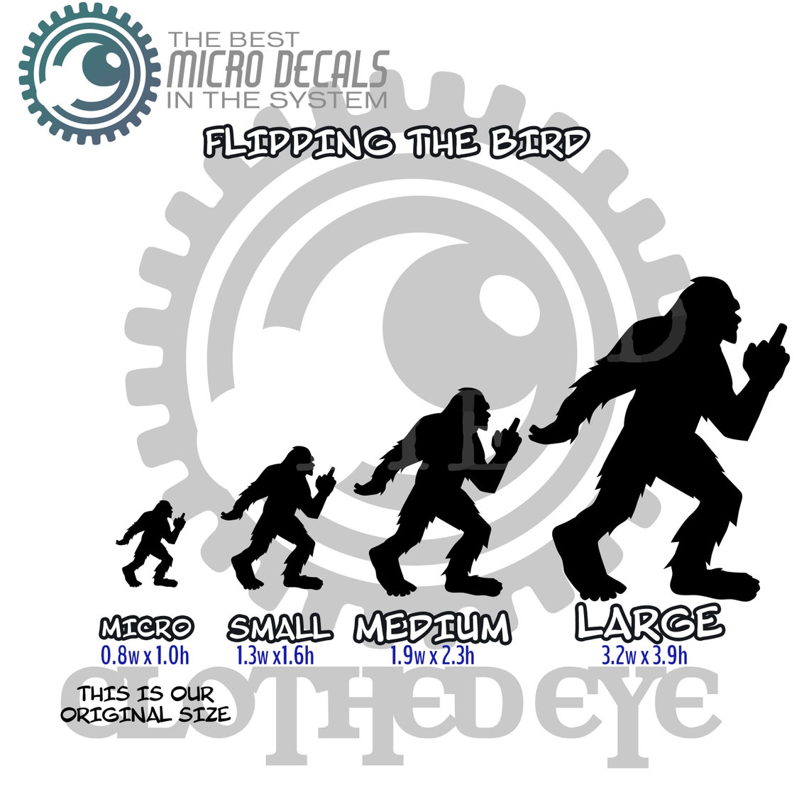 Bigfoot Vinyl Decal for Jeep Wrangler Easter Egg Window Etsy