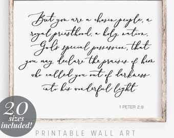 1 Peter 2 9 Etsy