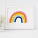 Rainbow Baby Printable Wall Art Nursery Decor Kids Room - Etsy