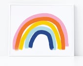 Rainbow Baby Printable Wall Art Nursery Decor Kids Room - Etsy