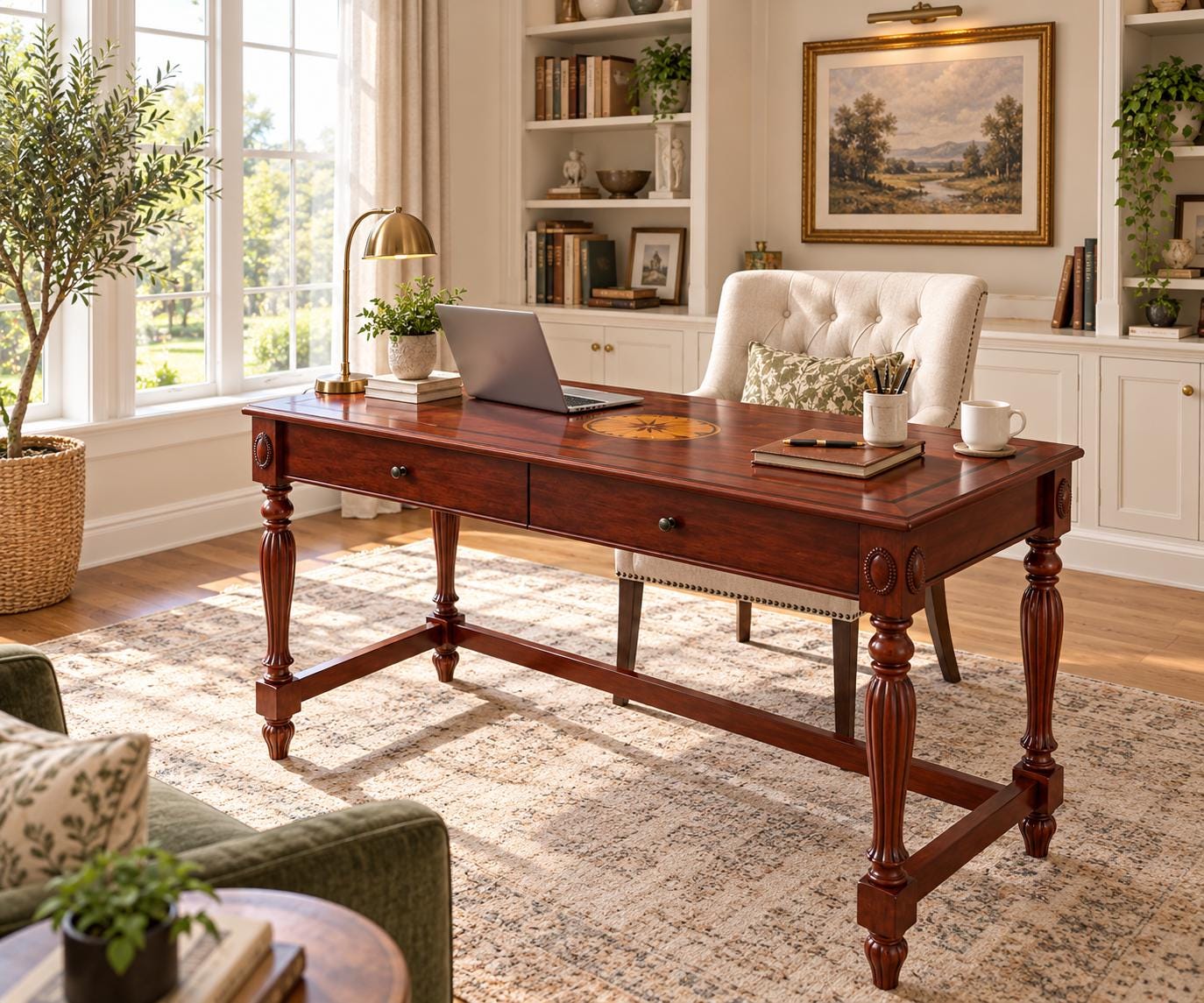 Antique Cherry Wood Desks - Etsy