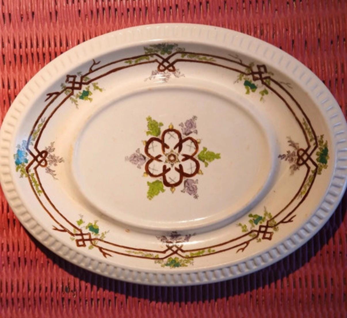 Antique Spode Copeland and Garrett Platter - Etsy
