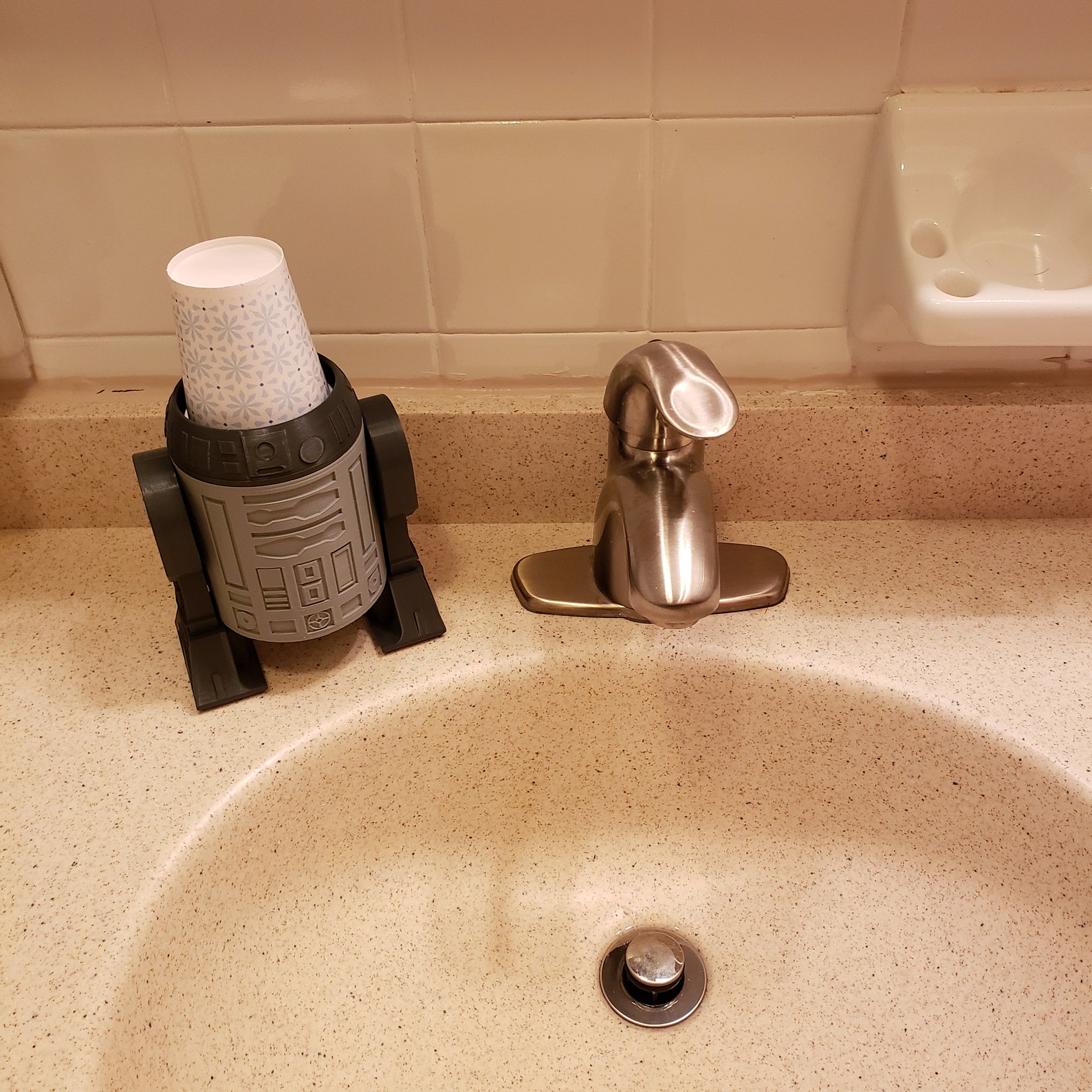 R2D2 Jar Container Dixie Cup Holder 3D Printed Etsy
