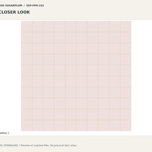 Vintage Heritage Mini Paper Pack 3 | 5 Patterns | JPG & SVG image 3