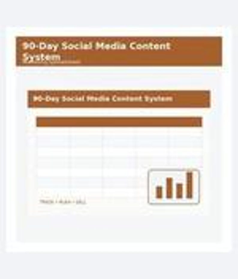 90-dagars system för innehåll i sociala medier | Digital nedladdning bild 1