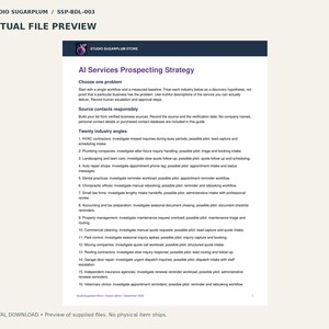 AI Services Prospecting Kit | Digital Download image 2