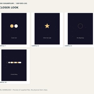 Celestial Design Pack | Digital Download image 3