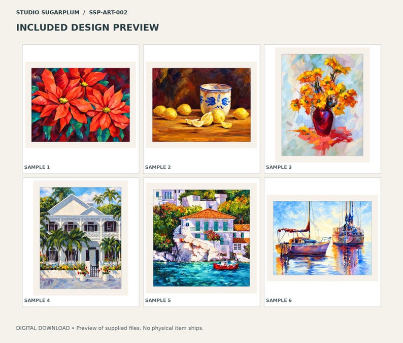 J. Tate Top 10 Half-Matte Painting Collection | Digital Download image 2