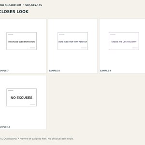 Desk & Motivation Design Pack | Digital Download image 3
