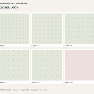 Vintage Heritage Digital Paper Collection | 20 Patterns | JPG & SVG image 3