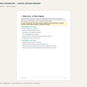 AI for Absolute Beginners | Digital Download image 2