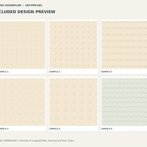 Vintage Heritage Digital Paper Collection | 20 Patterns | JPG & SVG image 2