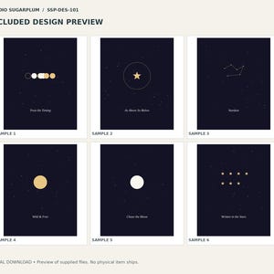 Celestial Design Pack | Digital Download image 2
