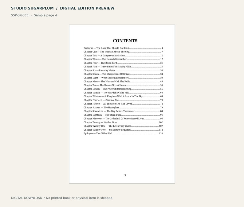 El velo dorado / Libro electrónico en PDF / Novela romántica imagen 3