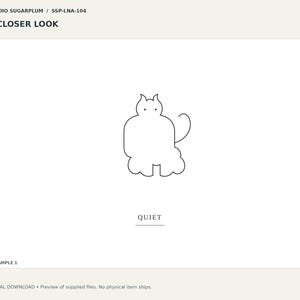 Minimal Line Art Print No. 4 | Digital Download image 3