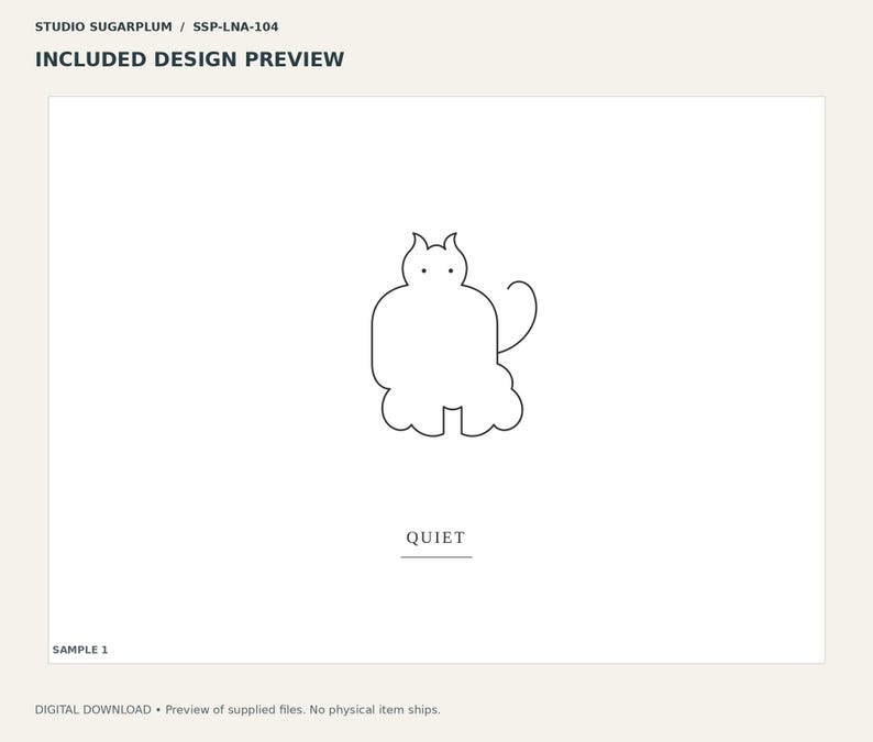 Minimal Line Art Print No. 4 | Digital Download image 2