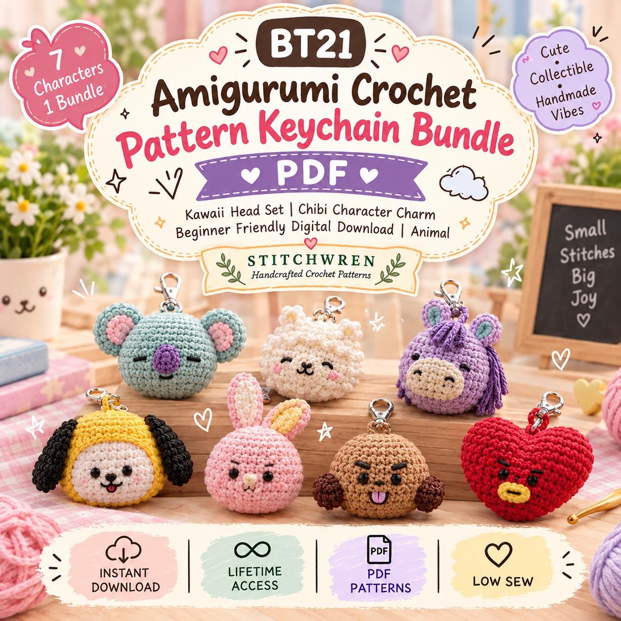 Crochet bt21 - Etsy 日本