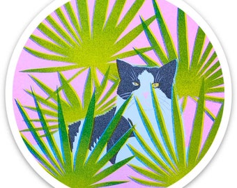 Sticker - Cat Palmettos