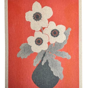 Risograph Print - Poppy 8.5x11"