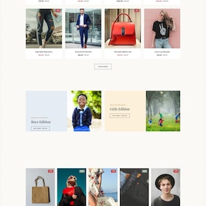 Plantilla web de moda | Plantilla HTML5 para tienda de ropa | Sitio web de boutique online | Sitio web de comercio electrónico de moda | HTML adaptable