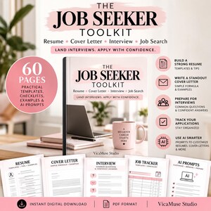 Job Seeker Toolkit | Resume, Cover Letter, Interview Prep & Job Application Tracker