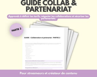 Collaboration & Partnership Guide PART 2 | Rates, negotiation and contracts for streamers and creators