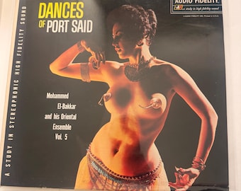 1960 Stereo-Vinyl-Schallplatte, Tänze von Port Said, High Fidelity Sound (Zustand wie neu)