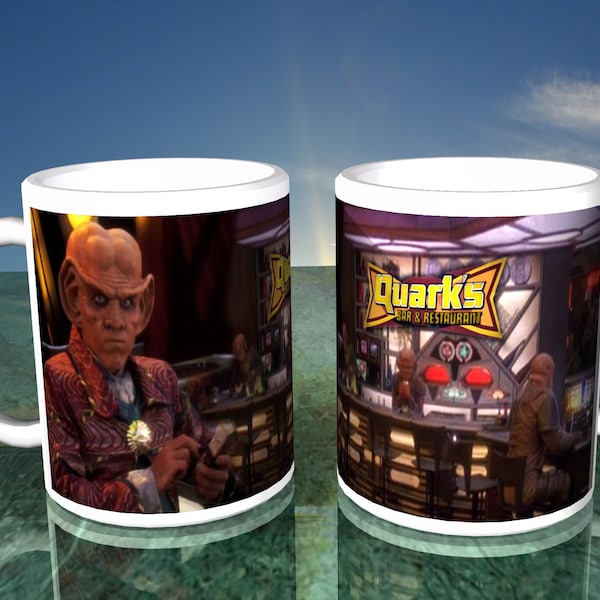 Star Trek DS9 Quarks Bar and Restaurant  mug